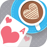 Solitaire Match 2 Cards. Valentine's Day