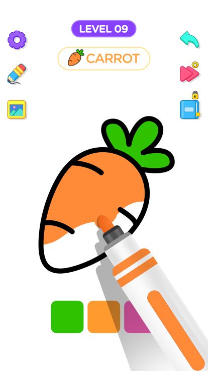 Coloring Book ASMR Drawing游戏截图