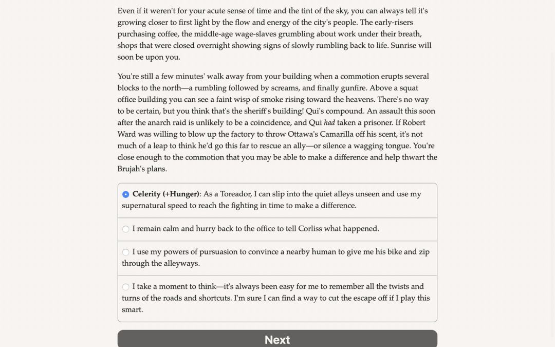 Vampire: The Masquerade — Parliament of Knives游戏截图