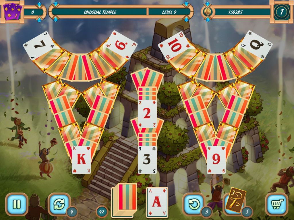 Sweet Solitaire: School Witch游戏截图