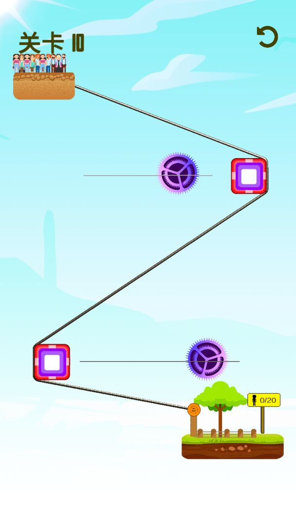 滑绳救援游戏截图