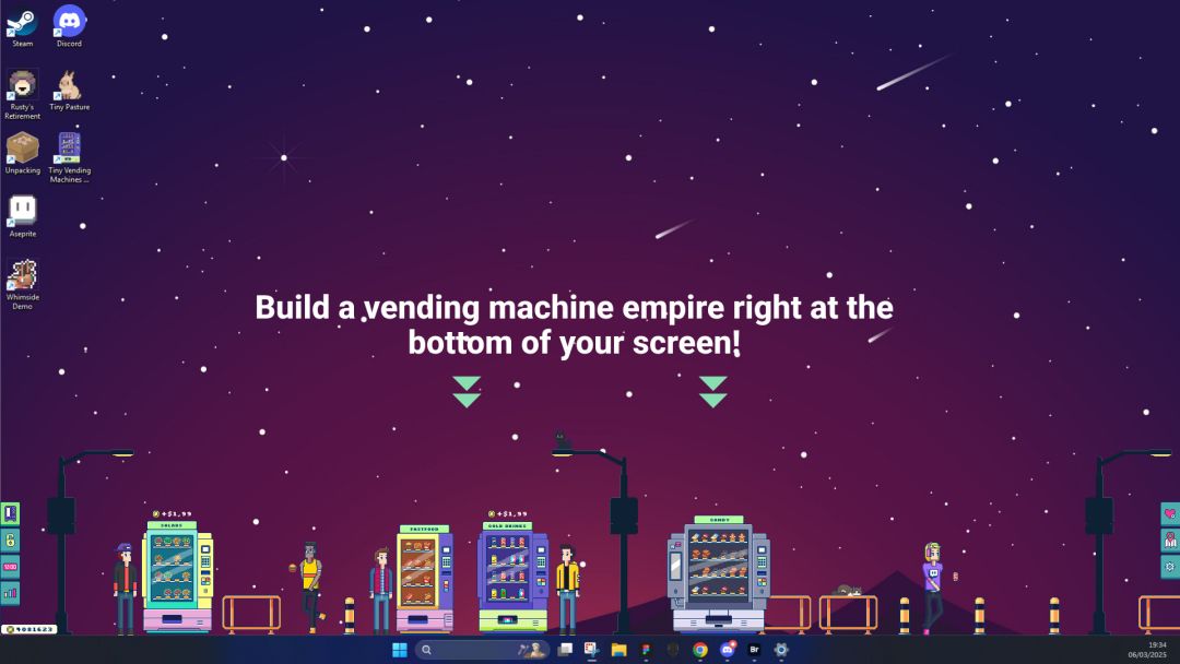 售货机大亨：桌面小世界游戏截图