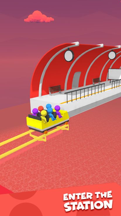 Roller Coaster Rush 3D游戏截图