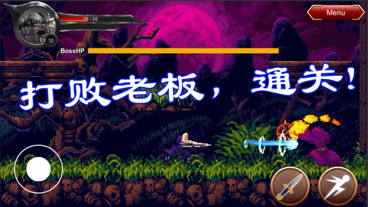 暗剑奇幻 - 2D 平台游戏剑动作游戏 -游戏截图