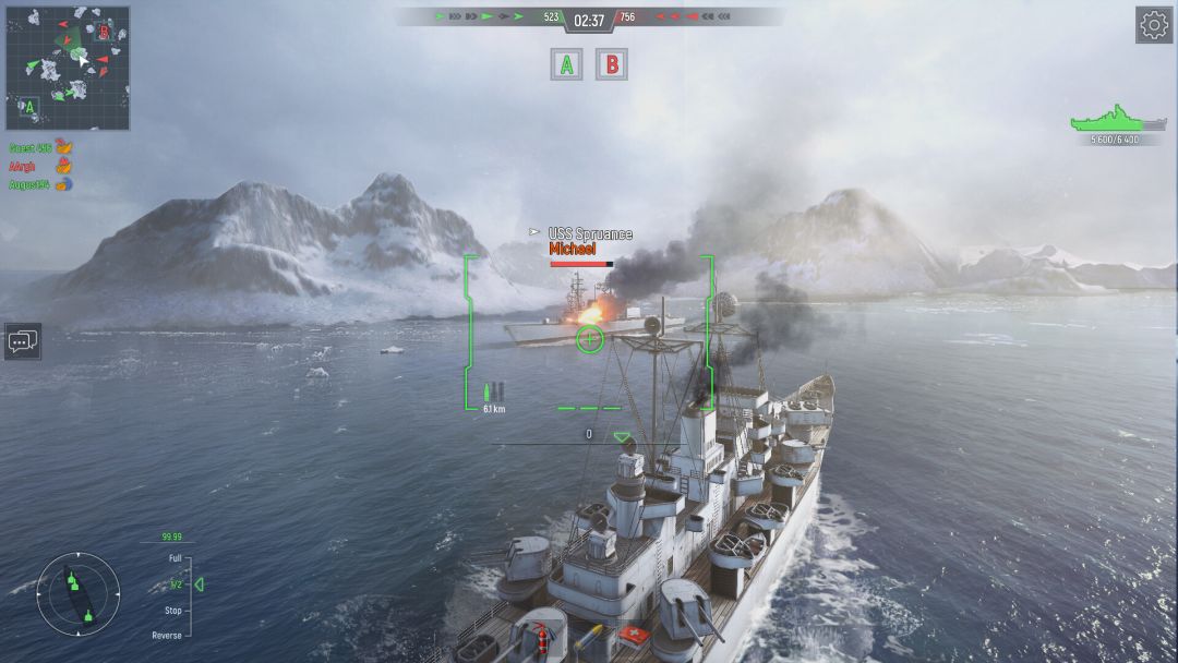 Force of Warships: 战舰游戏游戏截图
