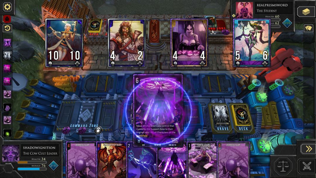 Infinity Wars: Animated Trading Card Game游戏截图