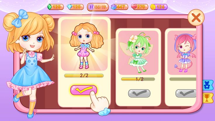 玩偶娃娃护理医院-男孩女孩益智休闲养成游戏截图