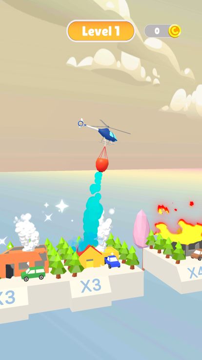 Fire Fighting - Helicopter游戏截图