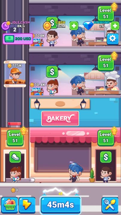 Idle Canteen Tycoon: Idle Food游戏截图