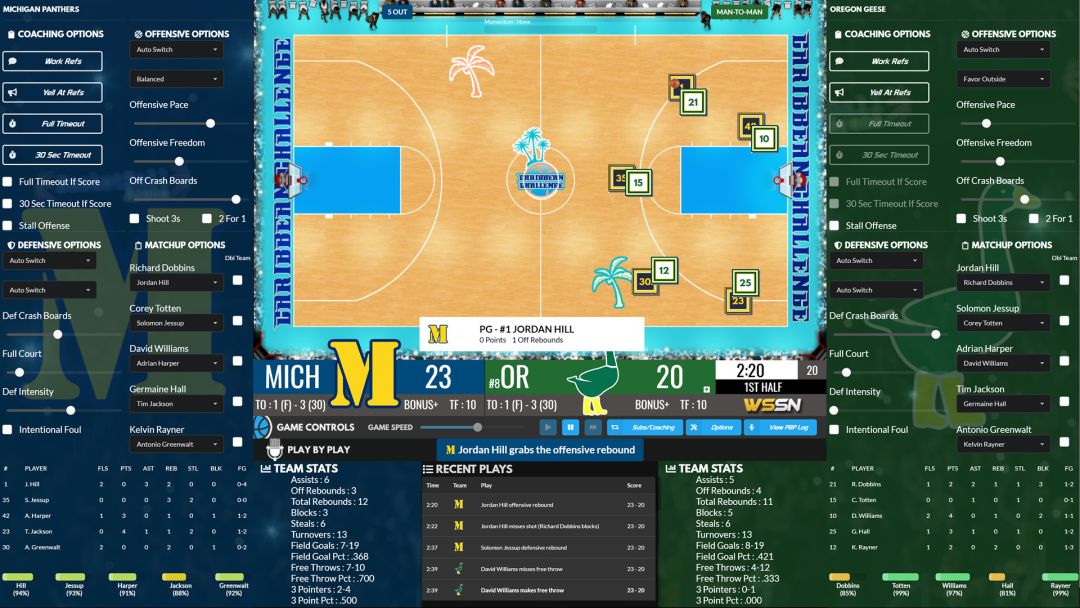 Draft Day Sports: College Basketball 2022游戏截图