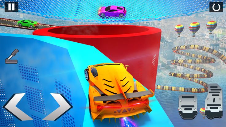 特技汽车 2023: 模拟驾驶赛车 汽车游戏游戏截图