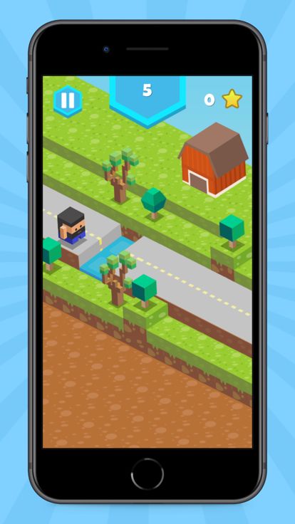 Crossy Blocky: Cross The Road游戏截图