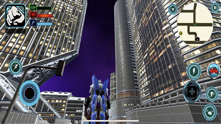 真正的汽车机器人格斗游戏游戏截图