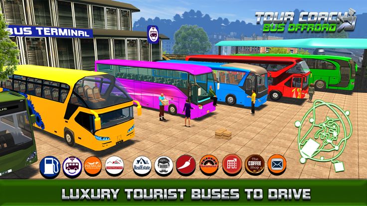 巴士模拟器 - 长途汽车 - 前往中国游戏截图