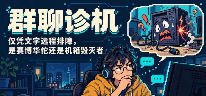 群聊诊机:仅凭文字远程排障,是赛博华佗还是机箱毁灭者 封面