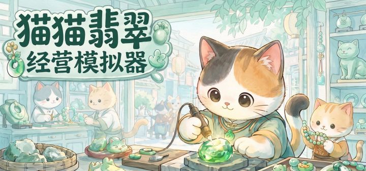 猫猫翡翠经营模拟器 封面