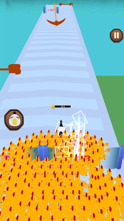 小鸡跑挑战游戏截图