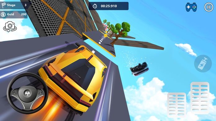 Car Stunts 3D - Sky Parkour游戏截图