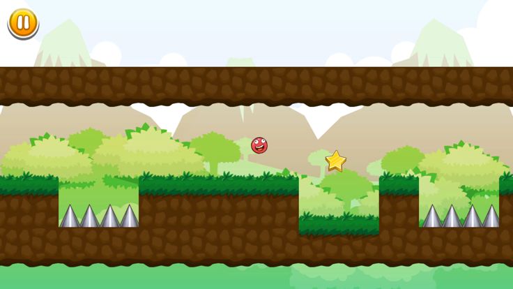 Angry Red Ball Adventure游戏截图