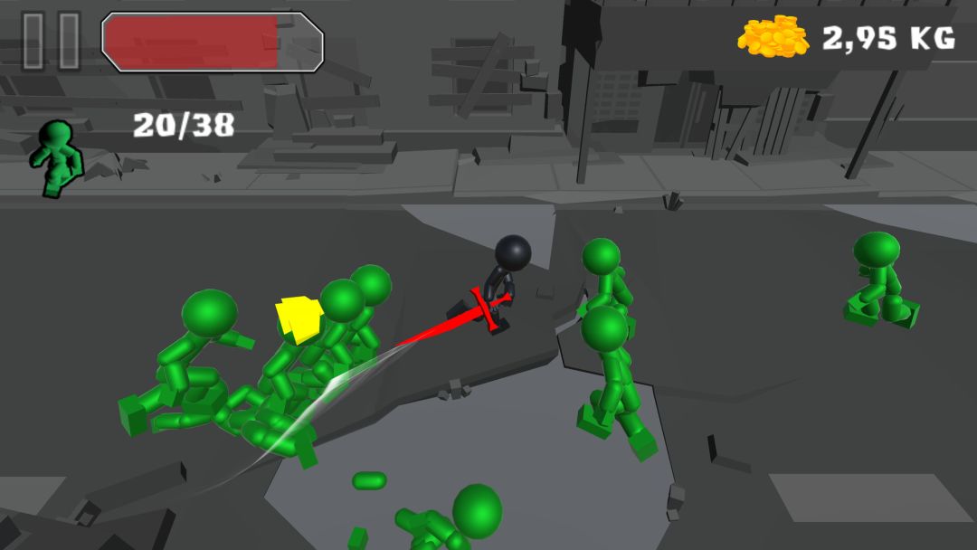 Stickman Killing Zombie游戏截图