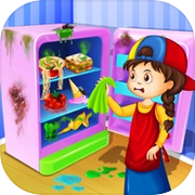 Dirty House Cleaning Girl Game