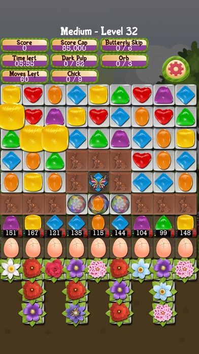 Bunny Drops 2 - Match 3 puzzle游戏截图
