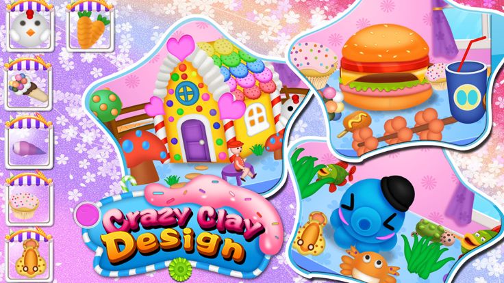 动手做 － 欢乐粘土设计汉堡房子和章鱼游戏截图