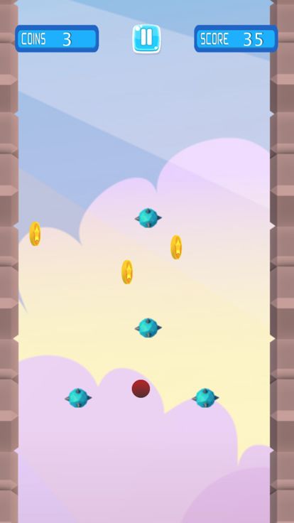 Crazy Spider Ball Rolling Sky游戏截图