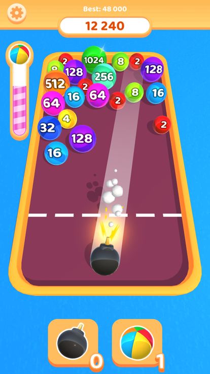 Bubble 2048 3D游戏截图