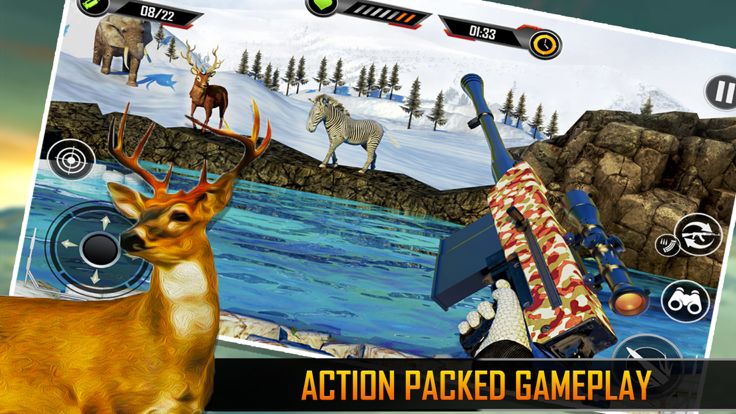 Wild Deer Hunting Challenge 3D游戏截图