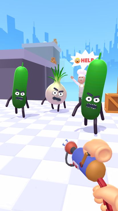 Hit Tomato 3D: Knife Master游戏截图