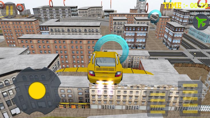 Flying Taxi Driver 3d Simulator游戏截图