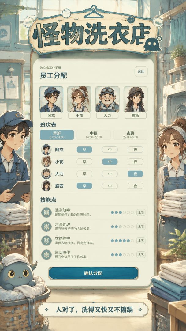 怪物洗衣店游戏截图