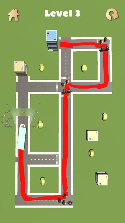 Bus Road Puzzle游戏截图