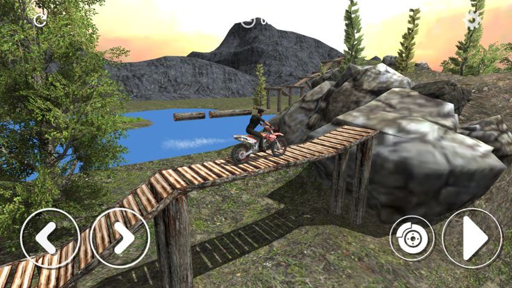 极限特技越野摩托车-模拟王牌竞速赛车游戏疯狂漂移极品飞车比赛游戏截图