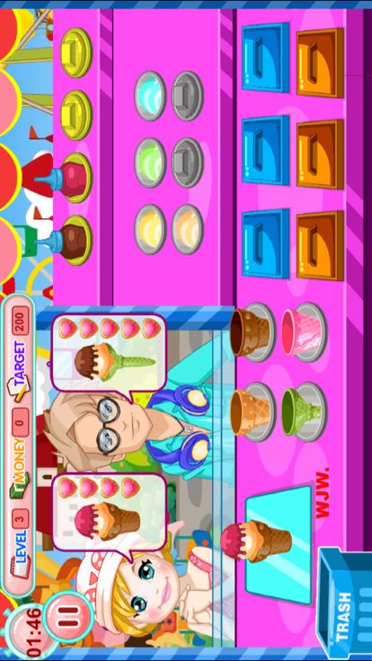 模拟经营冰淇淋小店游戏截图