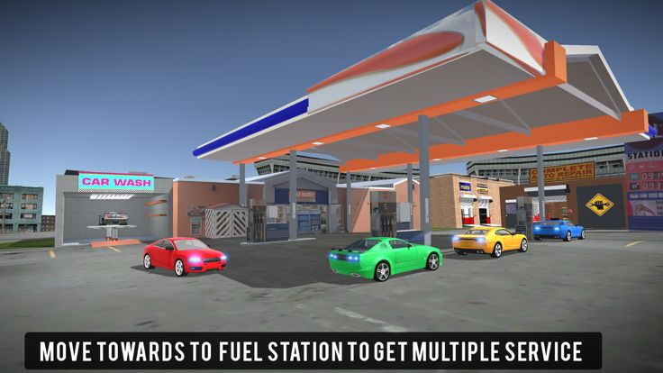 Car Service Station Parking游戏截图