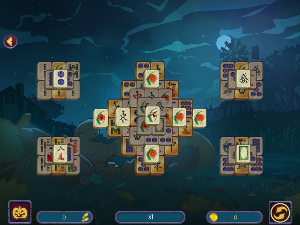 Halloween Night Mahjong游戏截图