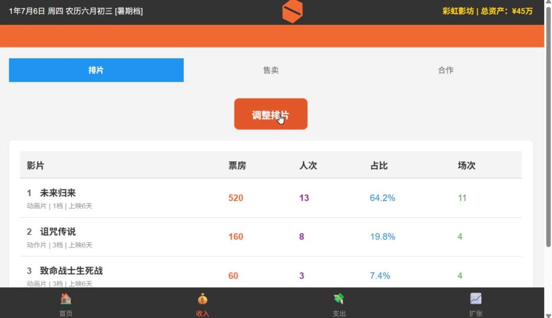 影院倒闭模拟器游戏截图