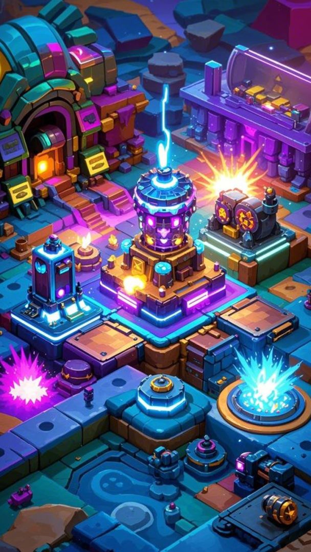 赛博防线游戏截图