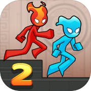 Fire and Water Stickman 2icon