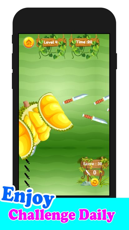 Knife Hit Fruits游戏截图