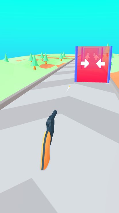 Multibarrel Gun Run游戏截图