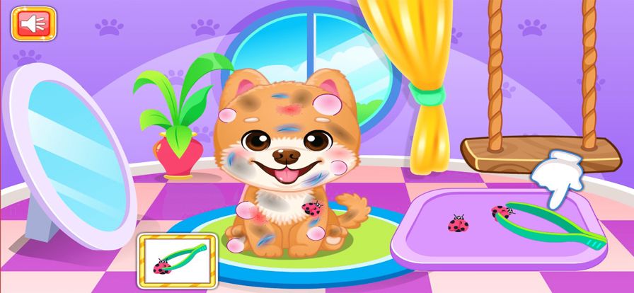 小狗的第一个关怀-宠物兽医游戏截图