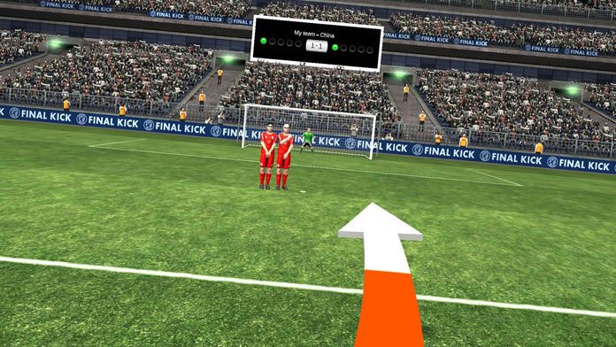 Final Kick VR - Virtual Reality free soccer game for Google Cardboard游戏截图