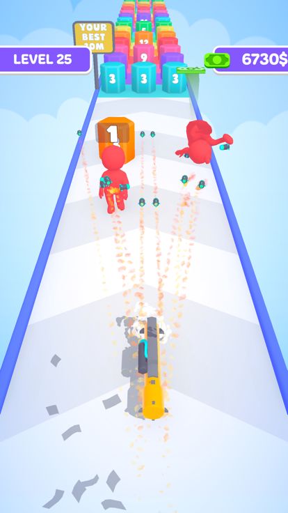 Rocket Gun Run游戏截图