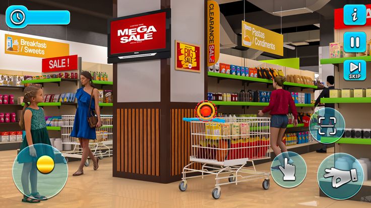 Supermarket Cashier Girl Games游戏截图