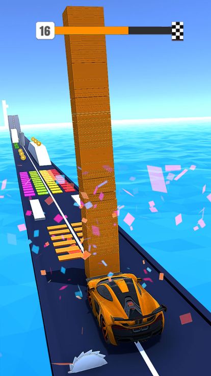 汽车堆叠破折号：堆叠颜色游戏截图