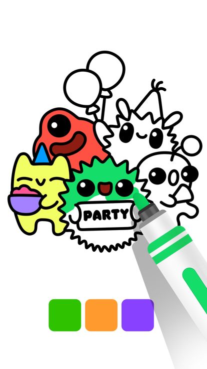 Coloring Book ASMR Drawing游戏截图