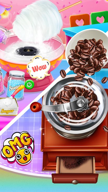 Cotton Candy Coffee游戏截图